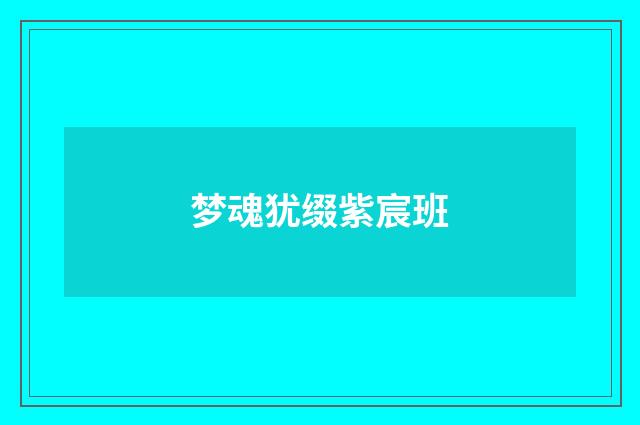 梦魂犹缀紫宸班