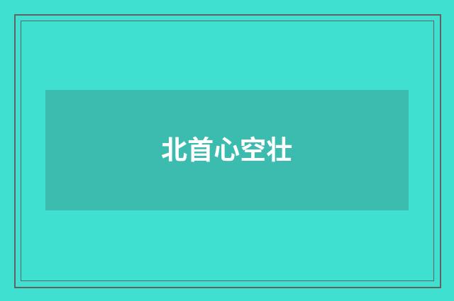 北首心空壮