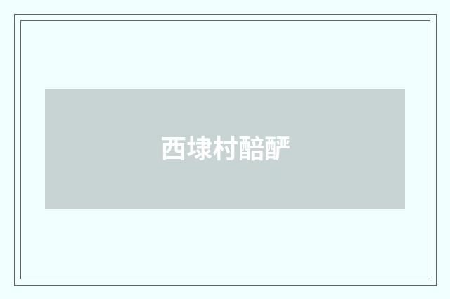 西埭村醅酽