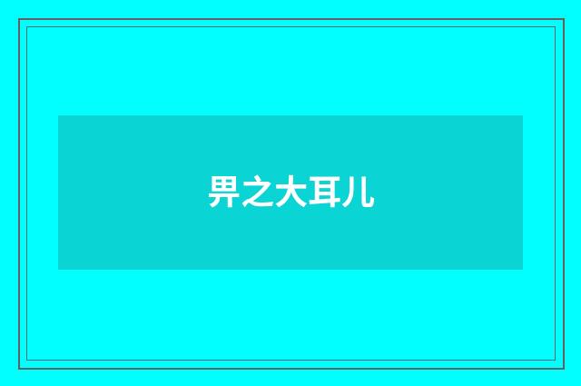 畀之大耳儿