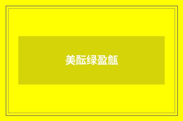 美酝绿盈甔