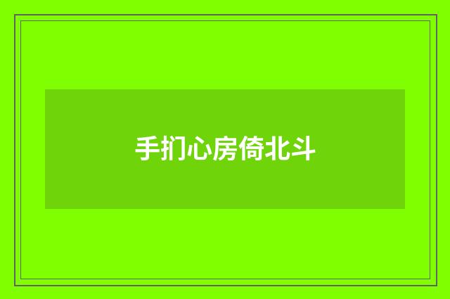 手扪心房倚北斗