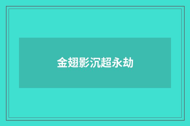 金翅影沉超永劫