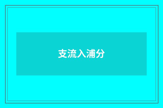 支流入浦分