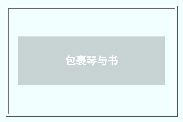 包裹琴与书