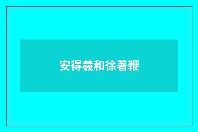 安得羲和徐著鞭
