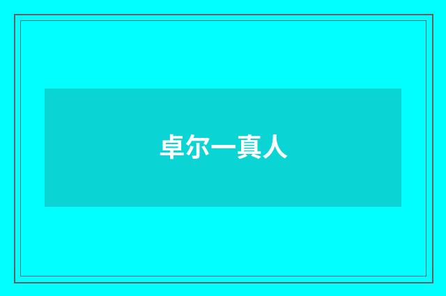 卓尔一真人