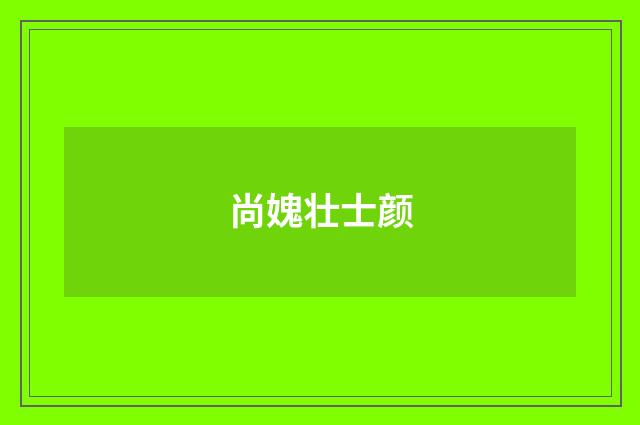 尚媿壮士颜