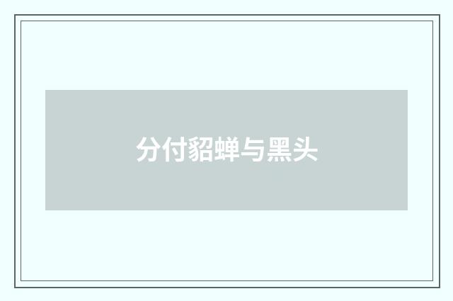 分付貂蝉与黑头