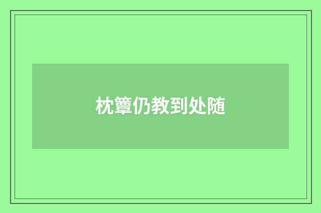 枕簟仍教到处随