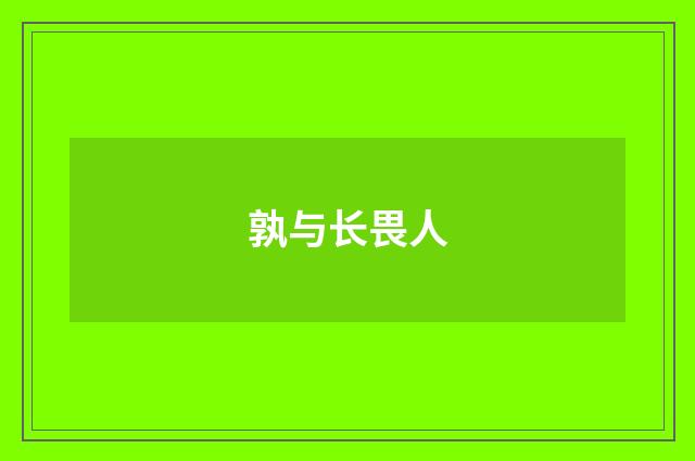 孰与长畏人
