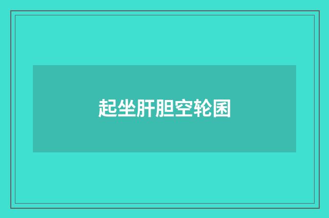 起坐肝胆空轮囷