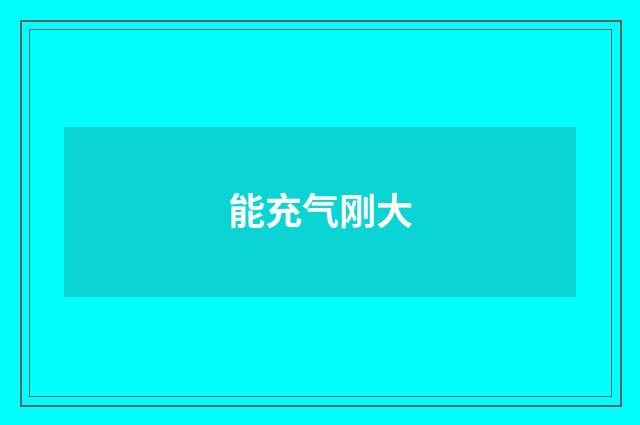 能充气刚大