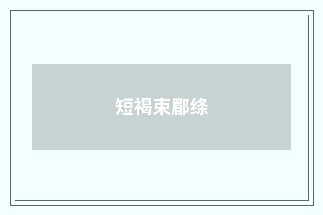 短褐束郿绦
