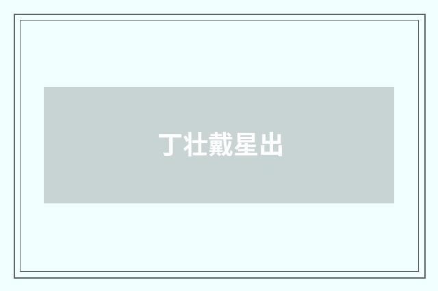 丁壮戴星出