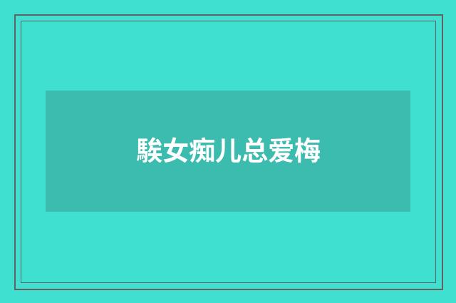 騃女痴儿总爱梅