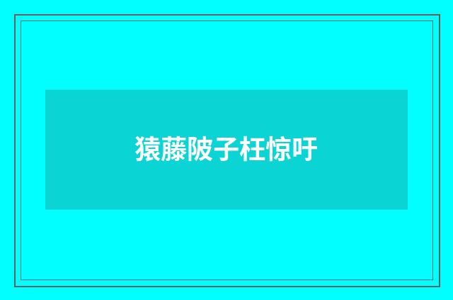 猿藤陂子枉惊吁