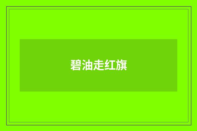 碧油走红旗