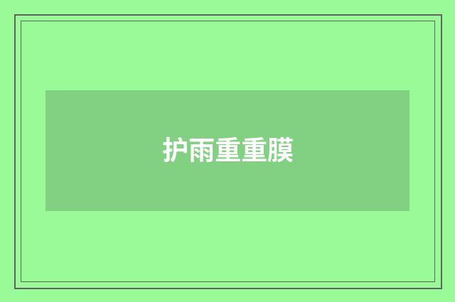 护雨重重膜