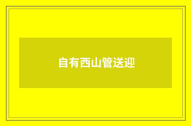 自有西山管送迎