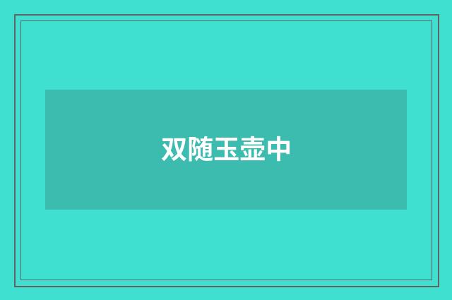 双随玉壶中