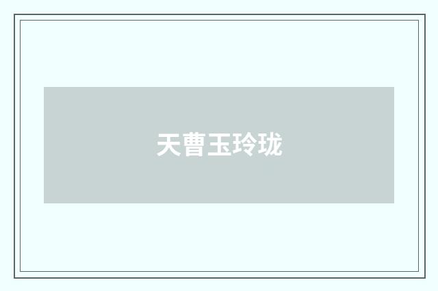 天曹玉玲珑