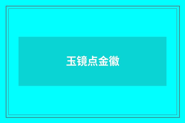 玉镜点金徽
