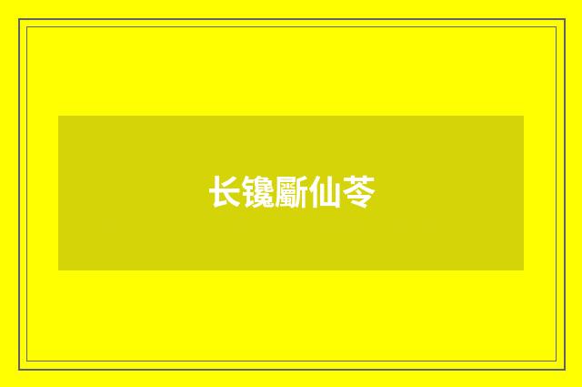 长镵斸仙苓