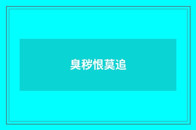 臭秽恨莫追