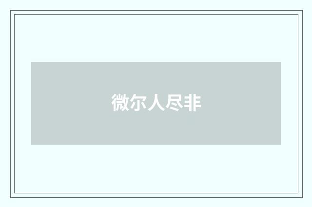 微尔人尽非