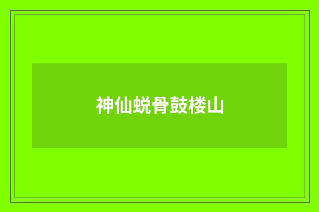 神仙蜕骨鼓楼山