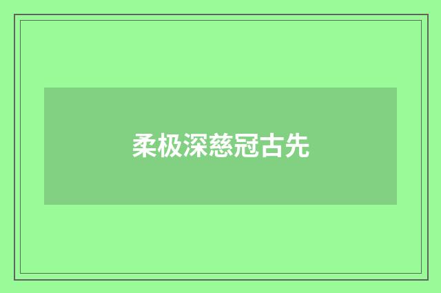 柔极深慈冠古先