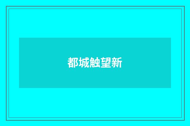都城触望新