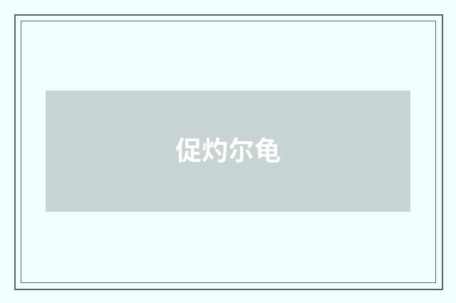 促灼尔龟