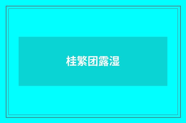 桂繁团露湿