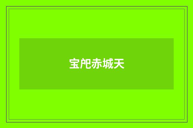 宝戺赤城天