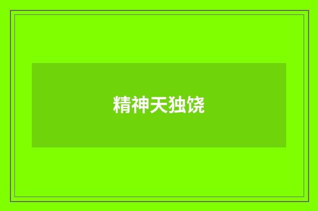 精神天独饶
