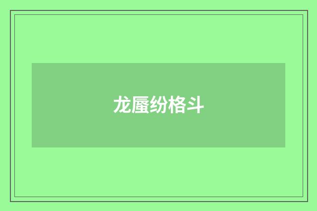 龙蜃纷格斗
