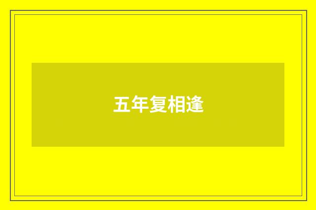 五年复相逢