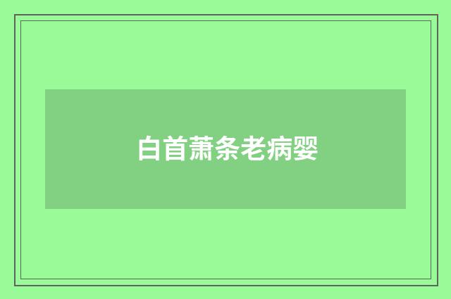白首萧条老病婴