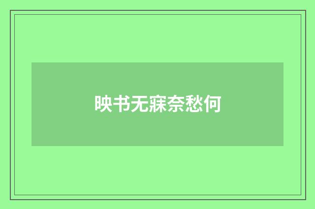 映书无寐奈愁何