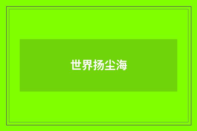 世界扬尘海