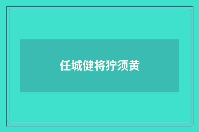 任城健将狞须黄