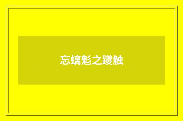 忘螭鬽之躨触