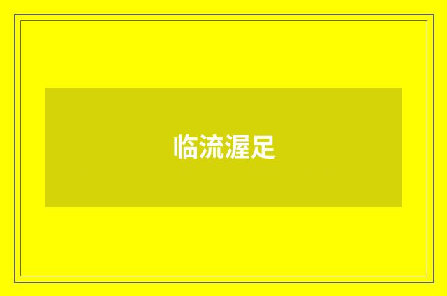 临流渥足