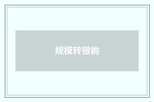 规模转银鉤