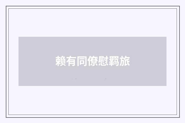 赖有同僚慰羁旅