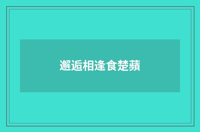 邂逅相逢食楚蘋