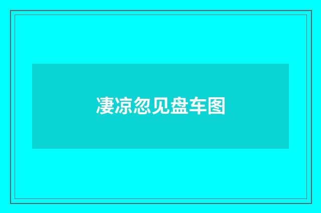 凄凉忽见盘车图