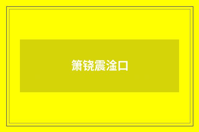 箫铙震淦口
